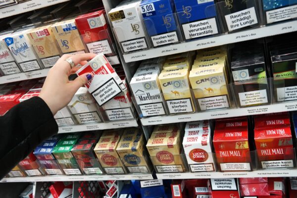 Sigaretten uit het zicht in supermarkten